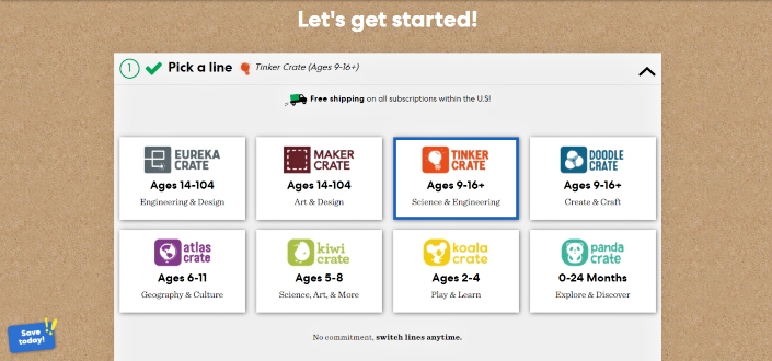 Tinker crate reviews - Pick a line