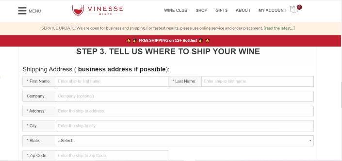 vinesse - base price