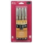4-Piece Sakura Pigma Micron Pens