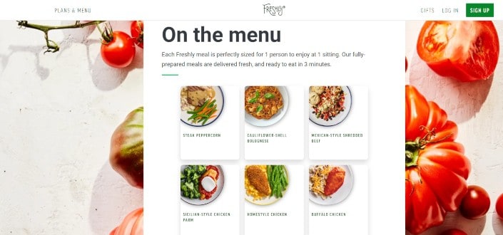 Pick your meals!
