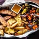 purple carrot review - Herb Sausages