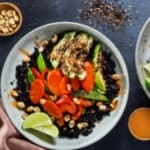 purple carrot review - Peanut vegetable buddha bowls