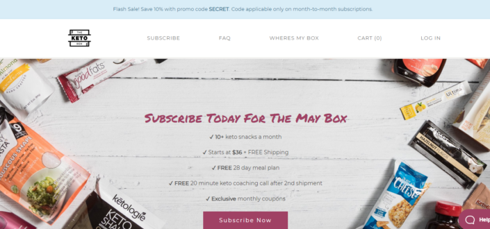 The keto box - promo codes