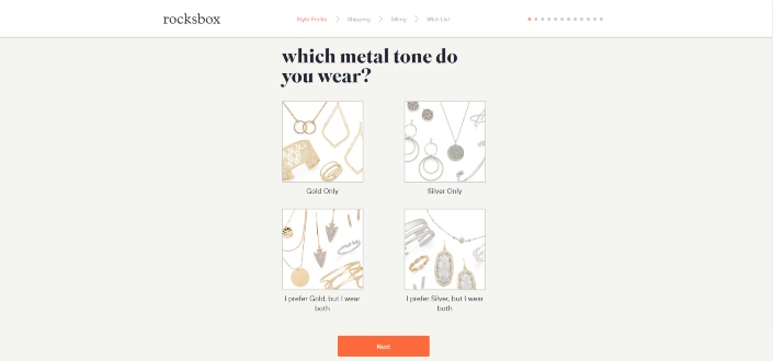 rocksbox review - Build Your Style Profile