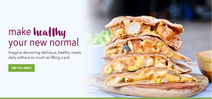 A vegan food with a tagline "make healthy your new normal" - veestro review