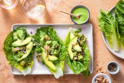 Sun Basket - Green goddess chicken salad lettuce cups with roasted almonds